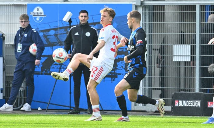 07 02 2026 Soccer Season 2025 2026 2 Soccer Bundesliga 21 Matchday SC Paderborn 07 SCP 1 FC Nürnberg FCN Club Sportfoto Zink xwoxzix DFL regulations prohibit any use of photographs as image sequences and or quasi video only for editorial use Tim Janisch 32, 1 FC Nürnberg FCN Sebastian Klaas 26, SC Paderborn 07