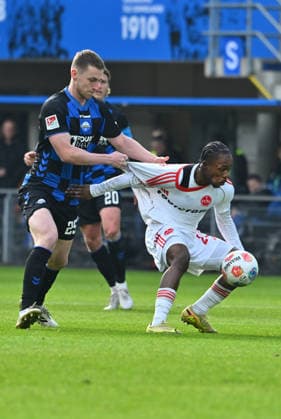 07 02 2026 Soccer Season 2025 2026 2 Soccer Bundesliga 21 Matchday SC Paderborn 07 SCP 1 FC Nuremberg FCN Club Sportfoto Zink xwoxzix DFL regulations prohibit any use of photographs as image sequences and or quasi video only for editorial use Tjark Scheller 25, SC Paderborn 07 Mohamed Ali Zoma 23, 1 FC Nuremberg FCN