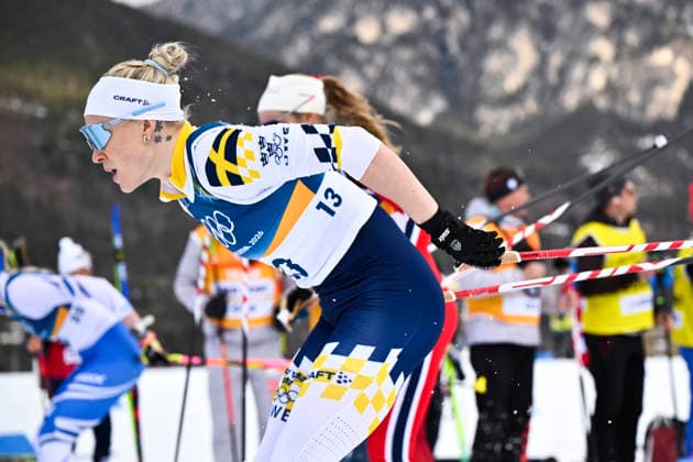 VAL DI FIEMME, ITALIEN 20260207 Sveriges Jonna Sundling i damernas skiathlon 10+10 km under vinter-OS i Val di Femme i Italien. VAL DI FIEMME ITALIEN x10430x *** VAL DI FIEMME, ITALY 20260207 Swedens Jonna Sundling in the womens skiathlon 10 10 km during the Winter Olympics in Val di Femme, Italy VAL DI FIEMME ITALY x10430x  Copyright: xChristinexOlsson TTx OS 2026 SKIDOR