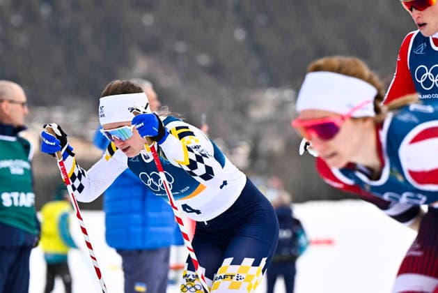 VAL DI FIEMME, ITALIEN 20260207 Sveriges Ebba Andersson i damernas skiathlon 10+10 km under vinter-OS i Val di Femme i Italien. VAL DI FIEMME ITALIEN x10430x *** VAL DI FIEMME, ITALY 20260207 Swedens Ebba Andersson in the womens skiathlon 10 10 km during the Winter Olympics in Val di Femme, Italy VAL DI FIEMME ITALY x10430x  Copyright: xChristinexOlsson TTx OS 2026 SKIDOR