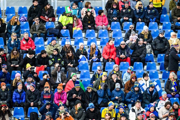 260207 Spectators in the stands during the women s 20 km cross-country skiing skiathlon during day 1 of the 2026 Winter Olympics on February 7, 2026 in Val di Fiemme. Photo: Maxim Thore BILDBYRAN kod MT MT0961 skidor cross-country skiing langrenn Olympic Games, Olympische Spiele, Olympia, OS olympics winter olympics os ol olympiska spel vinter-os olympiske leker milano cortina 2026 milan cortina 2026 milano cortina 2026 olympic games milano cortina 2026 winter olympic games milano cortina-os milano cortina-ol vinter-ol 1 bbeng skiathlon dam publik *** 260207 Spectators in the stands during the women s 20 km cross country skiing skiathlon during day 1 of the 2026 Winter Olympics on February 7, 2026 in Val di Fiemme Photo Maxim Thore BILDBYRAN kod MT MT0961 skidor cross country skiing langrenn olympic games olympics winter olympics os ol olympiska spel vinter os olympiske leker milano cortina 2026 milan cortina 2026 milano cortina 2026 olympic games milano cortina 2026 winter olympic games milano cortina os milano cortina ol vinter ol 1 bbeng skiathlon dam publik  Copyright: MAXIMxTHORE BB260207MT019