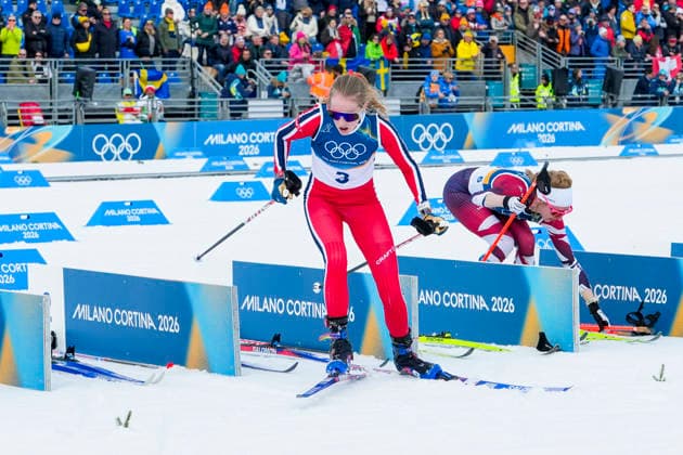 Winter Olympics in Milan Cortina 2026 Val di Fiemme, Italy 20260207. Karoline Simpson-Larsen from Norway during the women s cross-country 20 km Skiathlon at Lago di Tesero during the Winter Olympics in Milano Cortina 2026. Photo: Lise Aserud NTB Val di Fiemme Italy EDITORIAL USE ONLY. RESTRICTED USE FOR BETTING COMPANIES Ref:_SPO1WWdsmaGTjE.jpg *** Winter Olympics in Milan Cortina 2026 Val di Fiemme, Italy 20260207 Karoline Simpson Larsen from Norway during the women s cross country 20 km Skiathlon at Lago di Tesero during the Winter Olympics in Milano Cortina 2026 Photo Lise Aserud NTB Val di Fiemme Italy EDITORIAL USE ONLY RESTRICTED USE FOR BETTING COMPANIES  Copyright: xLisexAserudx xNTBx