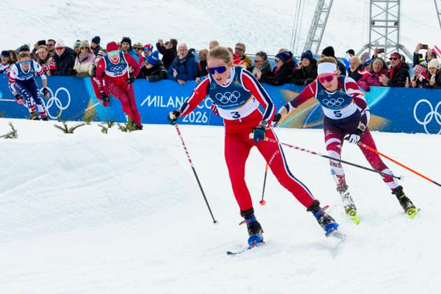 Winter Olympics in Milan Cortina 2026 Val di Fiemme, Italy 20260207. Karoline Simpson-Larsen from Norway during the women s cross-country 20 km Skiathlon at Lago di Tesero during the Winter Olympics in Milano Cortina 2026. Photo: Lise Aserud NTB Val di Fiemme Italy EDITORIAL USE ONLY. RESTRICTED USE FOR BETTING COMPANIES Ref:_SPOnJMLvr9WStc.jpg *** Winter Olympics in Milan Cortina 2026 Val di Fiemme, Italy 20260207 Karoline Simpson Larsen from Norway during the women s cross country 20 km Skiathlon at Lago di Tesero during the Winter Olympics in Milano Cortina 2026 Photo Lise Aserud NTB Val di Fiemme Italy EDITORIAL USE ONLY RESTRICTED USE FOR BETTING COMPANIES  Copyright: xLisexAserudx xNTBx