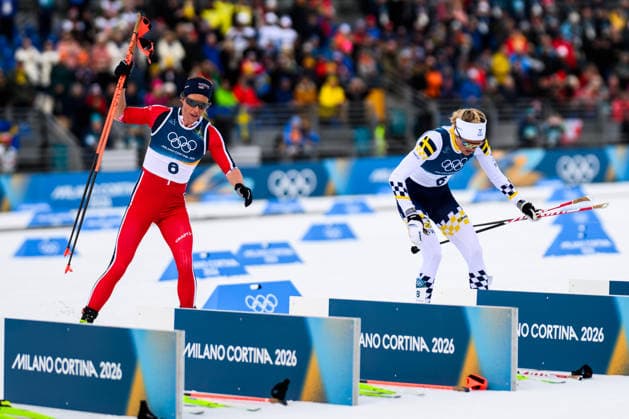 260207 Astrid oyre Slind of Norway and Frida Karlsson of Sweden competes in the women s 20 km cross-country skiing skiathlon during day 1 of the 2026 Winter Olympics on February 7, 2026 in Val di Fiemme. Photo: Maxim Thore BILDBYRAN kod MT MT0961 skidor cross-country skiing langrenn Olympic Games, Olympische Spiele, Olympia, OS olympics winter olympics os ol olympiska spel vinter-os olympiske leker milano cortina 2026 milan cortina 2026 milano cortina 2026 olympic games milano cortina 2026 winter olympic games milano cortina-os milano cortina-ol vinter-ol 1 bbeng skiathlon dam norge sverige *** 260207 Astrid oyre Slind of Norway and Frida Karlsson of Sweden competes in the women s 20 km cross country skiing skiathlon during day 1 of the 2026 Winter Olympics on February 7, 2026 in Val di Fiemme Photo Maxim Thore BILDBYRAN kod MT MT0961 skidor cross country skiing langrenn olympic games olympics winter olympics os ol olympiska spel vinter os olympiske leker milano cortina 2026 milan cortina 2026 milano cortina 2026 olympic games milano cortina 2026 winter olympic games milano cortina os milano cortina ol vinter ol 1 bbeng skiathlon dam norge sverige  Copyright: MAXIMxTHORE BB260207MT031