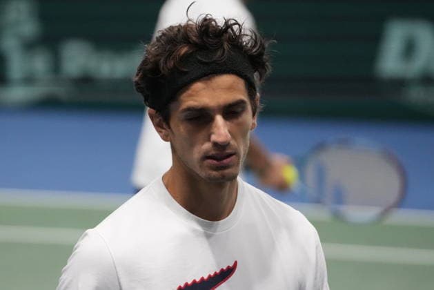 TENNIS - DAVIS CUP 2026 - FRANCE v SLOVAKIA Pierre - Hugues Herbert of French during the Davis Cup 2026, Qualifiers tennis event on 7 February 2026 at Le Chaudron in Le Portel, France - Photo Laurent Lairys Le PortelFrance  Copyright: xLaurentxLairysx