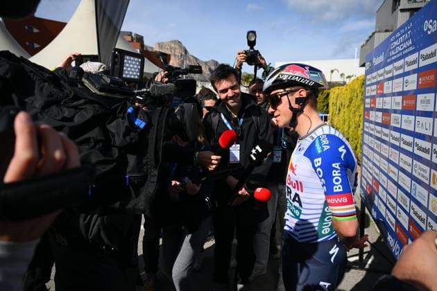 Tour of Valencia 2026 Stage 4 TEULADA MORAIRA, SPAIN - FEBRUARY 07 : Evenepoel Remco (BEL) of Red Bull BORA Hansgrohe during stage 4 of the 77th edition of Volta a la Comunitat Valenciana an UCI ProSeries 2.Pro cycling road race stage for Men Elite of 172.2 km with start in La Nucia and finish in Teulada Moraira on February 7, 2026 in Teulada Moraira, Spain, 07 02 2026 Teulada Moraira Spain  Copyright: xVincentxKalutx