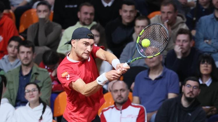 Tennis, Davis Cup, Bulgaria - Belgium