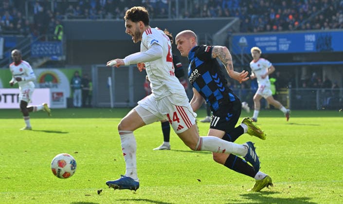 07 02 2026 Soccer Season 2025 2026 2 Soccer Bundesliga 21 Matchday SC Paderborn 07 SCP 1 FC Nürnberg FCN Club Sportfoto Zink xwoxzix DFL regulations prohibit any use of photographs as image sequences and or quasi video only for editorial use Styopa Mkrtchyan 44, 1 FC Nürnberg FCN Sven Michel 11, SC Paderborn 07