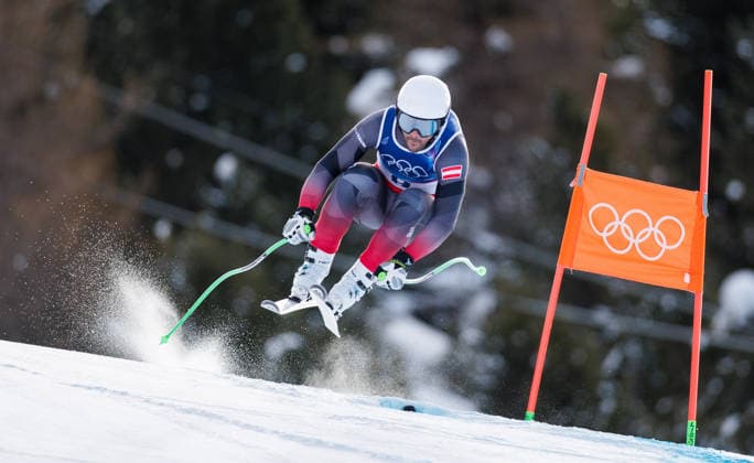 OLYMPICS - Winter Olympic Games, Olympische Spiele, Olympia, OS Milano Cortina 2026 BORMIO,ITALY,07.FEB.26 - OLYMPICS, ALPINE SKIING - Winter Olympic Games Milano Cortina 2026, downhill, men. Image shows Vincent Kriechmayr (AUT).  GEPAxpictures xHaraldxSteiner