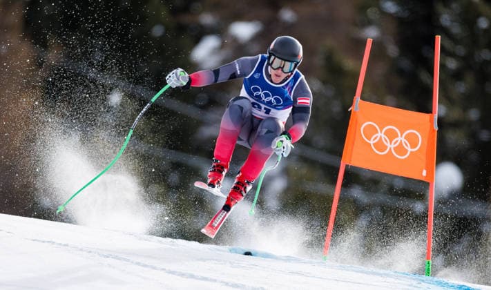 OLYMPICS - Winter Olympic Games, Olympische Spiele, Olympia, OS Milano Cortina 2026 BORMIO,ITALY,07.FEB.26 - OLYMPICS, ALPINE SKIING - Winter Olympic Games Milano Cortina 2026, downhill, men. Image shows Raphael Haaser (AUT).  GEPAxpictures xHaraldxSteiner