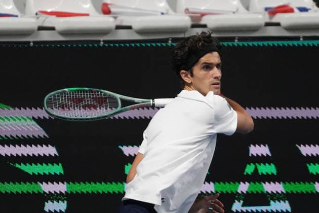 February 7, 2026, Le Portel, Bretagne, France: Pierre - Hugues Herbert of French during the Davis Cup 2026, Qualifiers tennis event on 7 February 2026 at Le Chaudron in Le Portel, France - Photo Le Portel France - ZUMAl193 20260207_zsp_l193_035 Copyright: xLaurentxLairysx