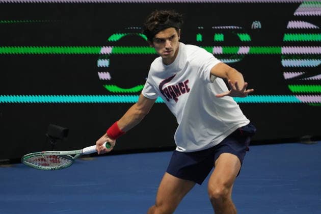February 7, 2026, Le Portel, Bretagne, France: Pierre - Hugues Herbert of French during the Davis Cup 2026, Qualifiers tennis event on 7 February 2026 at Le Chaudron in Le Portel, France - Photo Le Portel France - ZUMAl193 20260207_zsp_l193_057 Copyright: xLaurentxLairysx