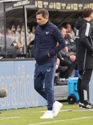 07 02 2025, Football, Men, 2 Bundesliga, Season 2025 2026, SV 07 Elversberg Hertha BSC Berlin, Coach Stefan Leitl Hertha BSC Berlin Elversberg Ursapharm Arena an der Kaiserlinde Saarland Germany DEU Copyright: xFabianxKleerx