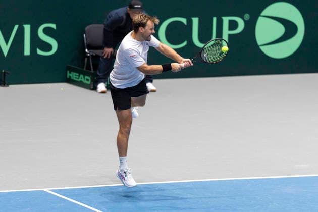 Davis Cup Germany Peru, 07 02 2026 Krawietz GER during the Davis Cup Davis Cup Germany Peru at CASTELLO on February 7, 2026 in Duesseldorf, Germany Copyright: xBEAUTIFULxSPORTS KennyxBeelex
