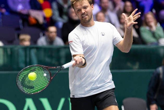Davis Cup Germany Peru, 07 02 2026 Krawietz GER during the Davis Cup Davis Cup Germany Peru at CASTELLO on February 7, 2026 in Duesseldorf, Germany Copyright: xBEAUTIFULxSPORTS KennyxBeelex