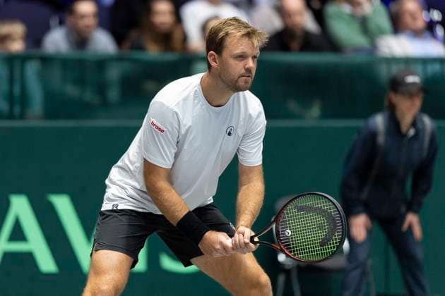Davis Cup Germany Peru, 07 02 2026 Krawietz GER during the Davis Cup Davis Cup Germany Peru at CASTELLO on February 7, 2026 in Duesseldorf, Germany Copyright: xBEAUTIFULxSPORTS KennyxBeelex