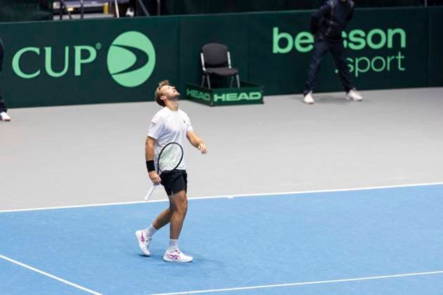 Davis Cup Germany Peru, 07 02 2026 Krawietz GER during the Davis Cup Davis Cup Germany Peru at CASTELLO on February 7, 2026 in Duesseldorf, Germany Copyright: xBEAUTIFULxSPORTS KennyxBeelex