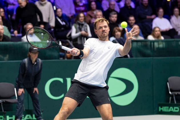 Davis Cup Germany Peru, 07 02 2026 Krawietz GER during the Davis Cup Davis Cup Germany Peru at CASTELLO on February 7, 2026 in Duesseldorf, Germany Copyright: xBEAUTIFULxSPORTS KennyxBeelex