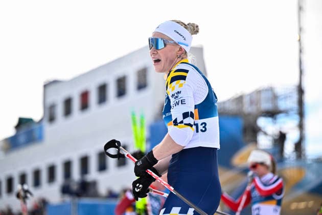 VAL DI FIEMME, ITALIEN 20260207 Sveriges Jonna Sundling efter malgangen i damernas skiathlon 10+10 km under vinter-OS i Val di Femme i Italien. VAL DI FIEMME ITALIEN x10430x *** VAL DI FIEMME, ITALY 20260207 Swedens Jonna Sundling after the finish in the womens skiathlon 10 10 km during the Winter Olympics in Val di Femme, Italy VAL DI FIEMME ITALY x10430x  Copyright: xChristinexOlsson TTx OS 2026 SKIDOR