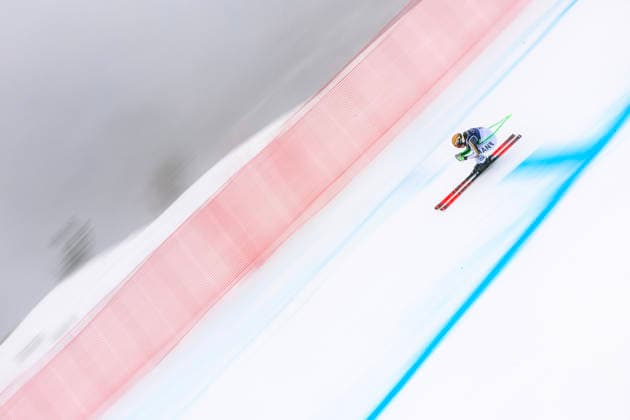 February 7, 2026, Cortina D ampezzo, Lombardy, Italy: Kira Weidle-Winkelmann of Germany had the second fastest time on the second day of Womens Downhill Training at Tofane Alpine Skiing Centre for the Milano Cortina 2026 Winter Olympics. Cortina D ampezzo Italy - ZUMAsc5_ 20260207_oly_sc5_004 Copyright: xErichxSchlegelx