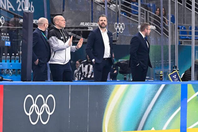 MILANO, ITALIEN 20260207 Sveriges förbundskapten Ulf Lundberg inför gruppspelsmatch i OS mellan Sverige och Italien pa Santagiulia Arena under OS i Milano. MILANO ITALIEN x10070x *** MILANO, ITALY 20260207 Swedens national coach Ulf Lundberg ahead of the Olympic group stage match between Sweden and Italy at the Santagiulia Arena during the Milan Olympics MILANO ITALY x10070x  Copyright: xJessicaxGow TTx OS 2026 ISHOCKEY SVERIGE-ITALIEN