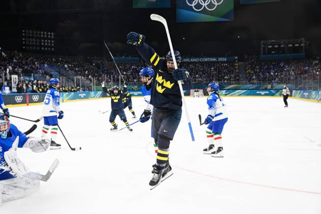 MILAN, ITALY 20260207 Sweden s Jessica Adolfsson celebrates after scoring 1-0 during the Ice hockey, Eishockey match in Group B between Sweden and Italy at the Santagiulia Arena during the Milan Olympics. *** The image is included in the SPORTS PACKAGE. For others PAID IMAGE ** MILANO ITALY x10070x *** MILAN, ITALY 20260207 Sweden s Jessica Adolfsson celebrates after scoring 1 0 during the ice hockey match in Group B between Sweden and Italy at the Santagiulia Arena during the Milan Olympics The image is included in the SPORTS PACKAGE For others PAID IMAGE MILANO ITALY x10070x  Copyright: xJessicaxGow TTx 2026 OLYMPICS ICE HOCKEY SWEDEN-ITALY