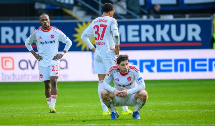 07 02 2026 Soccer Season 2025 2026 2 Soccer Bundesliga 21 Matchday SC Paderborn 07 SCP 1 FC Nürnberg FCN Club Sportfoto Zink xwoxzix DFL regulations prohibit any use of photographs as image sequences and or quasi video only for editorial use Mohamed Ali Zoma 23, 1 FC Nürnberg FCN Noah Maboulou 37, 1 FC Nürnberg FCN Styopa Mkrtchyan 44, 1 FC Nürnberg FCN disappointed Disappointment after the end of the match