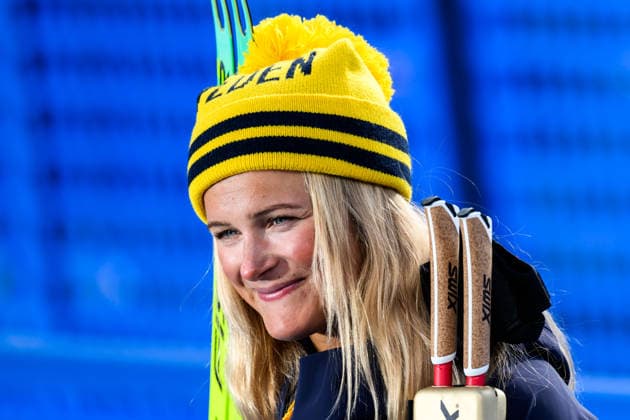 260207 Frida Karlsson of Sweden in the mixed zone after the women s 20 km cross-country skiing skiathlon during day 1 of the 2026 Winter Olympics on February 7, 2026 in Val di Fiemme. Photo: Maxim Thore BILDBYRAN kod MT MT0961 skidor cross-country skiing langrenn Olympic Games, Olympische Spiele, Olympia, OS olympics winter olympics os ol olympiska spel vinter-os olympiske leker milano cortina 2026 milan cortina 2026 milano cortina 2026 olympic games milano cortina 2026 winter olympic games milano cortina-os milano cortina-ol vinter-ol 1 bbeng skiathlon dam sverige *** 260207 Frida Karlsson of Sweden in the mixed zone after the women s 20 km cross country skiing skiathlon during day 1 of the 2026 Winter Olympics on February 7, 2026 in Val di Fiemme Photo Maxim Thore BILDBYRAN kod MT MT0961 skidor cross country skiing langrenn olympic games olympics winter olympics os ol olympiska spel vinter os olympiske leker milano cortina 2026 milan cortina 2026 milano cortina 2026 olympic games milano cortina 2026 winter olympic games milano cortina os milano cortina ol vinter ol 1 bbeng skiathlon dam sverige  Copyright: MAXIMxTHORE BB260207MT117