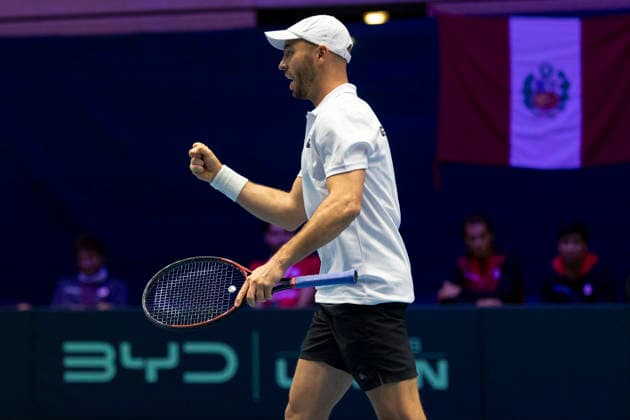 Davis Cup Germany Peru, 07 02 2026 Krawietz and Puetz GER during the Davis Cup Davis Cup Germany Peru at CASTELLO on February 7, 2026 in Duesseldorf, Germany Copyright: xBEAUTIFULxSPORTS KennyxBeelex
