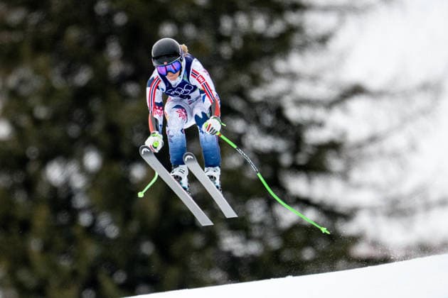 OLYMPICS - Winter Olympic Games, Olympische Spiele, Olympia, OS Milano Cortina 2026 CORTINA D AMPEZZO,ITALY,07.FEB.26 - OLYMPICS, ALPINE SKIING - Winter Olympic Games Milano Cortina 2026, preview, downhill training, women. Image shows Kajsa Vickhoff Lie (NOR).  GEPAxpictures xAlexanderxSolc