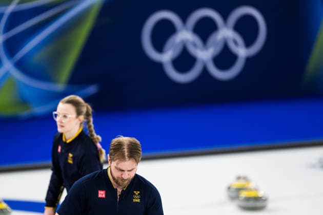 260207 Isabella Wrana and Rasmus Wrana of Sweden competes in a round robin mixed doubles curling match against Italy during day 1 of the 2026 Winter Olympics on February 7, 2026 in Cortina. Photo: Jon Olav Nesvold BILDBYRAN COP 217 JE0110 curling Olympic Games, Olympische Spiele, Olympia, OS olympics winter olympics os ol olympiska spel vinter-os olympiske leker milano cortina 2026 milan cortina 2026 milano cortina 2026 olympic games milano cortina 2026 winter olympic games milano cortina-os milano cortina-ol vinter-ol 1 bbeng sverige *** 260207 Isabella Wrana and Rasmus Wrana of Sweden competes in a round robin mixed doubles curling match against Italy during day 1 of the 2026 Winter Olympics on February 7, 2026 in Cortina Photo Jon Olav Nesvold BILDBYRAN COP 217 JE0110 curling olympic games olympics winter olympics os ol olympiska spel vinter os olympiske leker milano cortina 2026 milan cortina 2026 milano cortina 2026 olympic games milano cortina 2026 winter olympic games milano cortina os milano cortina ol vinter ol 1 bbeng sverige  Copyright: JONxOLAVxNESVOLD BB260207JE042