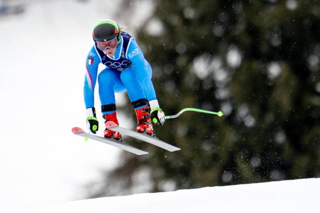 OLYMPICS - Winter Olympic Games, Olympische Spiele, Olympia, OS Milano Cortina 2026 CORTINA D AMPEZZO,ITALY,07.FEB.26 - OLYMPICS, ALPINE SKIING - Winter Olympic Games Milano Cortina 2026, preview, downhill training, women. Image shows Sofia Goggia (ITA).  GEPAxpictures xAlexanderxSolc