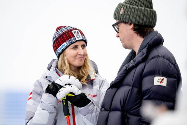 OLYMPICS - Winter Olympic Games, Olympische Spiele, Olympia, OS Milano Cortina 2026 CORTINA D AMPEZZO,ITALY,07.FEB.26 - OLYMPICS, ALPINE SKIING - Winter Olympic Games Milano Cortina 2026, preview, downhill training, women. Image shows Nina Ortlieb (AUT).  GEPAxpictures xAlexanderxSolc