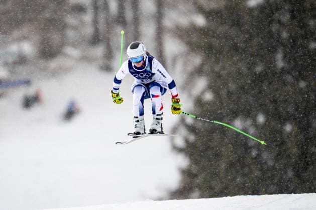 OLYMPICS - Winter Olympic Games, Olympische Spiele, Olympia, OS Milano Cortina 2026 CORTINA D AMPEZZO,ITALY,07.FEB.26 - OLYMPICS, ALPINE SKIING - Winter Olympic Games Milano Cortina 2026, preview, downhill training, women. Image shows Alena Labastova (CZE).  GEPAxpictures xAlexanderxSolc