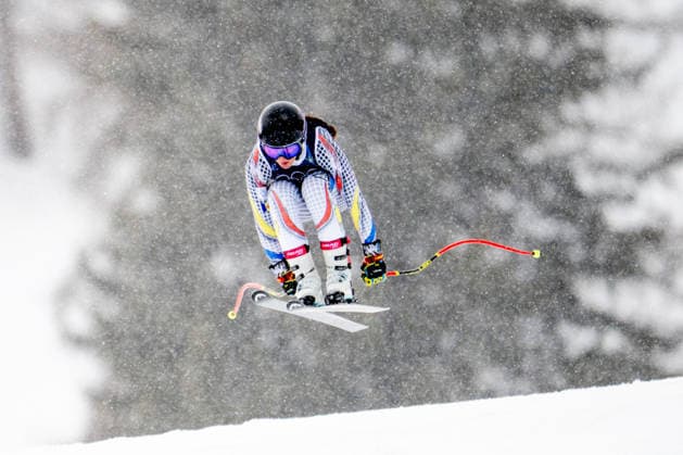 OLYMPICS - Winter Olympic Games, Olympische Spiele, Olympia, OS Milano Cortina 2026 CORTINA D AMPEZZO,ITALY,07.FEB.26 - OLYMPICS, ALPINE SKIING - Winter Olympic Games Milano Cortina 2026, preview, downhill training, women. Image shows Cande Moreno (AND).  GEPAxpictures xAlexanderxSolc