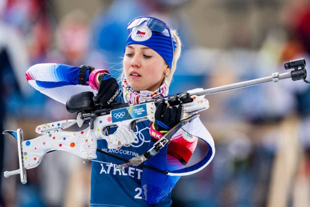 XXV Winter Olympic Games, Olympische Spiele, Olympia, OS February 7, 2026, Anterselva. Biathletes training. Tereza Vobornikova from the Czech Republic. (CTKxPhoto OndrejxDeml) CTKPhotoP2026020704423  CTKPhotoP2026020704423
