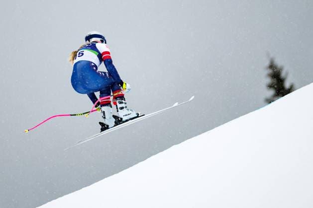 OLYMPICS - Winter Olympic Games, Olympische Spiele, Olympia, OS Milano Cortina 2026 CORTINA D AMPEZZO,ITALY,07.FEB.26 - OLYMPICS, ALPINE SKIING - Winter Olympic Games Milano Cortina 2026, preview, downhill training, women. Image shows Lindsey Vonn (USA).  GEPAxpictures xMaticxKlansek