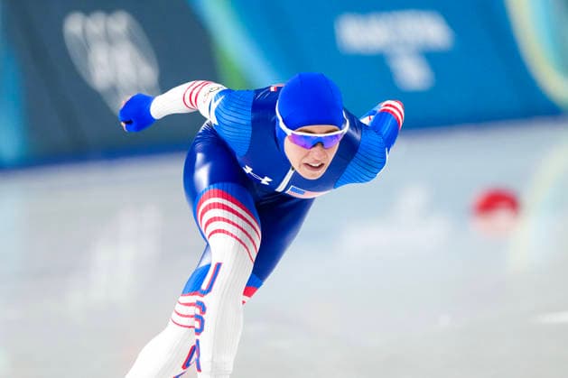2026-02-07 - Milano Cortina 2026 Winter Olympics 3000m Women MILAN, ITALY - FEBRUARY 7: Greta Myers of United States of America during the Milano Cortina 2026 Winter Olympics at the Milano Speed skating, Eisschnelllauf Arena on February 7, 2026 in Milan, Italy Milan Milano Speed Skating Arena Italy Content not available for redistribution in The Netherlands directly or indirectly through any third parties. Copyright: xAndrexWeeningx