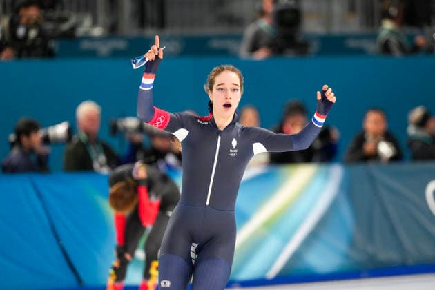 2026-02-07 - Milano Cortina 2026 Winter Olympics 3000m Women MILAN, ITALY - FEBRUARY 7: Violette Braun of France during the Milano Cortina 2026 Winter Olympics at the Milano Speed skating, Eisschnelllauf Arena on February 7, 2026 in Milan, Italy Milan Milano Speed Skating Arena Italy Content not available for redistribution in The Netherlands directly or indirectly through any third parties. Copyright: xAndrexWeeningx