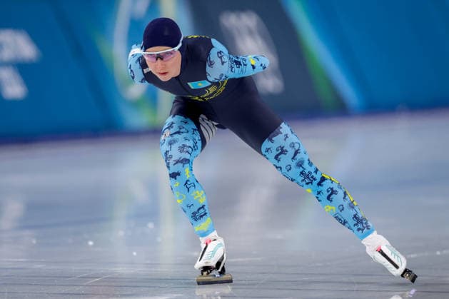2026-02-07 Speed skating, Eisschnelllauf - Milano Cortina 2026 Winter Olympics - Day 1 MILAN, ITALY - FEBRUARY 7: Elizaveta Golubeva of Kazakhstan competing in the Women s 3000m during Day 1 of Speed Skating - Milano Cortina 2026 Winter Olympics at Milano Speed Skating Stadium on February 7, 2026 in Milan, Italy. (Photo by Joris Verwijst BSR Agency) Milan Italy Content not available for redistribution in The Netherlands directly or indirectly through any third parties. Copyright: xBSRxAgencyx