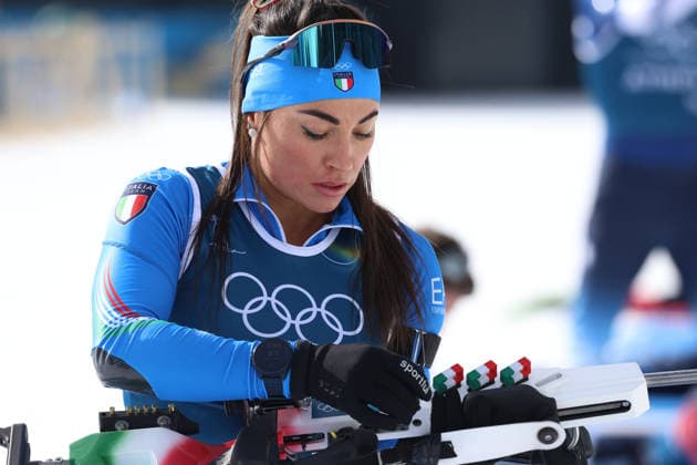 Milan Cortina 2026 Olympics, Biathlon Mixed Relay 4 x 6 km, Dorothea Wierer (ITA), Anterselva, Italy, February 7, 2026. Photo Felice Calabro  Copyright: xFelicexCalabro x xipa-agency.netx xFELICExCALABRO x IPA_Agency_IPA71071909