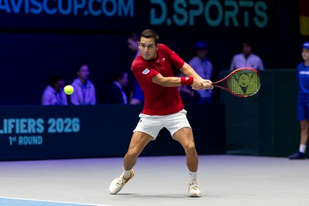 Davis Cup Germany Peru, 07 02 2026 during the Davis Cup Davis Cup Germany Peru at CASTELLO on February 7, 2026 in Duesseldorf, Germany Copyright: xBEAUTIFULxSPORTS KennyxBeelex