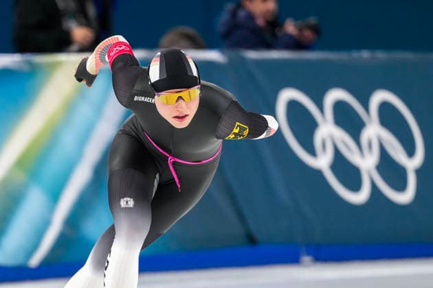 2026-02-07 - Milano Cortina 2026 Winter Olympics 3000m Women MILAN, ITALY - FEBRUARY 7: Josie Hofmann of Germany during the Milano Cortina 2026 Winter Olympics at the Milano Speed skating, Eisschnelllauf Arena on February 7, 2026 in Milan, Italy Milan Milano Speed Skating Arena Italy Content not available for redistribution in The Netherlands directly or indirectly through any third parties. Copyright: xAndrexWeeningx