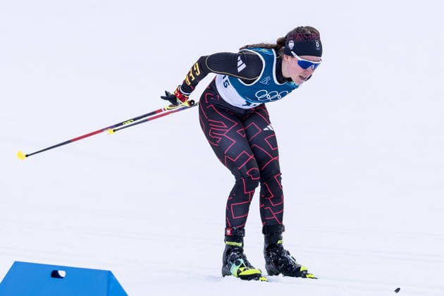 TESERO, ITALY - FEBRUARY 7: Katharina Hennig Dotzler (Germany) during the Cross-Country Skiing Women s 10km + 10km Skiathlon at the Milano Cortina 2026 Olympics at Tesero Cross-Country Skiing Stadium on day 2 of the Milano Cortina 2026 Olympics on February 7, 2026 in Tesero, Italy. Editorial use only. Trentino-Suedtirol Italy Copyright: xSteffiexWunderlx