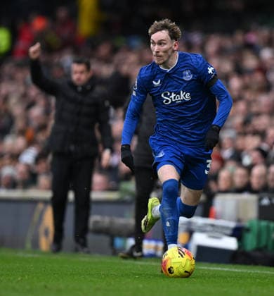 Fulham v Everton Premier League Everton™s James Garner during the Premier League match at Craven Cottage, London 07 02 2026 UK Newspapers OUT Copyright: xDanielxHamburyx FIL-22934-0036