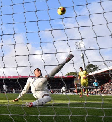 Bournemouth v Aston Villa, Premier League Ezri Konsa (4) of Aston Villa clears the shot at goal by Eli Junior Kroupi (22) of AFC Bournemouth off the line during the Premier League match between Bournemouth and Aston Villa at the Vitality Stadium, Bournemouth, UK on 7 February 2026. Bournemouth Vitality Stadium Dorset UK Editorial use only DataCo restrictions apply See www.football-dataco.com , Copyright: xGrahamxHuntx PSI-23705-0072