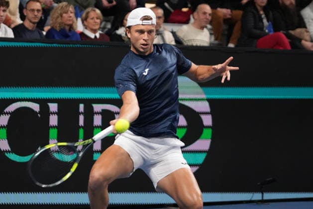 February 7, 2026, Le Portel, Bretagne, France: Alexandre Muller of French during the Davis Cup 2026, Qualifiers tennis event on 7 February 2026 at Le Chaudron in Le Portel, France - Photo Le Portel France - ZUMAl193 20260207_zsp_l193_066 Copyright: xLaurentxLairysx
