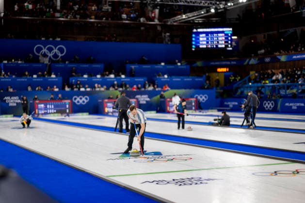 260207 Kristin Skaslien and Magnus Nedregotten of Norway compete in a round robin mixed doubles curling match between Norway and Estonia during day 1 of the 2026 Winter Olympics on February 7, 2026 in Cortina. Photo: Jon Olav Nesvold BILDBYRAN COP 217 JE0110 curling Olympic Games, Olympische Spiele, Olympia, OS olympics winter olympics os ol olympiska spel vinter-os olympiske leker milano cortina 2026 milan cortina 2026 milano cortina 2026 olympic games milano cortina 2026 winter olympic games milano cortina-os milano cortina-ol vinter-ol 1 bbeng *** 260207 Kristin Skaslien and Magnus Nedregotten of Norway compete in a round robin mixed doubles curling match between Norway and Estonia during day 1 of the 2026 Winter Olympics on February 7, 2026 in Cortina Photo Jon Olav Nesvold BILDBYRAN COP 217 JE0110 curling olympic games olympics winter olympics os ol olympiska spel vinter os olympiske leker milano cortina 2026 milan cortina 2026 milano cortina 2026 olympic games milano cortina 2026 winter olympic games milano cortina os milano cortina ol vinter ol 1 bbeng  Copyright: JONxOLAVxNESVOLD BB260207JE062