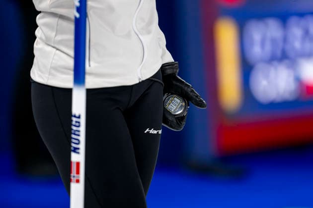 260207 A stopwatch is being used in a round robin mixed doubles curling match during day 1 of the 2026 Winter Olympics on February 7, 2026 in Cortina. Photo: Jon Olav Nesvold BILDBYRAN COP 217 JE0110 curling Olympic Games, Olympische Spiele, Olympia, OS olympics winter olympics os ol olympiska spel vinter-os olympiske leker milano cortina 2026 milan cortina 2026 milano cortina 2026 olympic games milano cortina 2026 winter olympic games milano cortina-os milano cortina-ol vinter-ol 1 bbeng *** 260207 A stopwatch is being used in a round robin mixed doubles curling match during day 1 of the 2026 Winter Olympics on February 7, 2026 in Cortina Photo Jon Olav Nesvold BILDBYRAN COP 217 JE0110 curling olympic games olympics winter olympics os ol olympiska spel vinter os olympiske leker milano cortina 2026 milan cortina 2026 milano cortina 2026 olympic games milano cortina 2026 winter olympic games milano cortina os milano cortina ol vinter ol 1 bbeng  Copyright: JONxOLAVxNESVOLD BB260207JE069