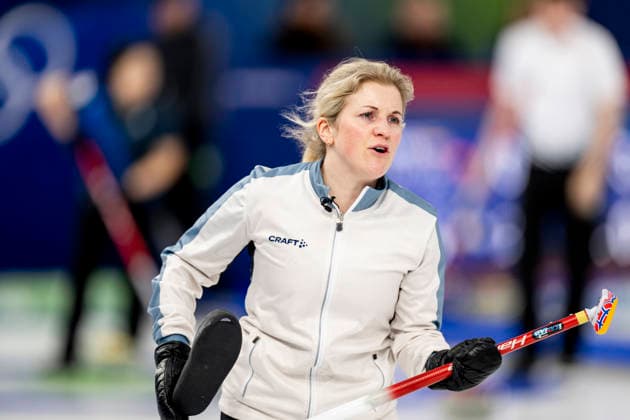 260207 Kristin Skaslien of Norway compete in a round robin mixed doubles curling match between Norway and Estonia during day 1 of the 2026 Winter Olympics on February 7, 2026 in Cortina. Photo: Jon Olav Nesvold BILDBYRAN COP 217 JE0110 curling Olympic Games, Olympische Spiele, Olympia, OS olympics winter olympics os ol olympiska spel vinter-os olympiske leker milano cortina 2026 milan cortina 2026 milano cortina 2026 olympic games milano cortina 2026 winter olympic games milano cortina-os milano cortina-ol vinter-ol 1 bbeng *** 260207 Kristin Skaslien of Norway compete in a round robin mixed doubles curling match between Norway and Estonia during day 1 of the 2026 Winter Olympics on February 7, 2026 in Cortina Photo Jon Olav Nesvold BILDBYRAN COP 217 JE0110 curling olympic games olympics winter olympics os ol olympiska spel vinter os olympiske leker milano cortina 2026 milan cortina 2026 milano cortina 2026 olympic games milano cortina 2026 winter olympic games milano cortina os milano cortina ol vinter ol 1 bbeng  Copyright: JONxOLAVxNESVOLD BB260207JE077